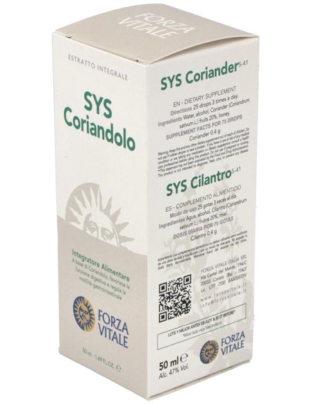 Sys.Coriandolo (Cilantro) 50Ml. de Forza Vitale