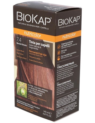 Nutricolor 7.4 Rojo Cobrizo 140 ml      de Biokap