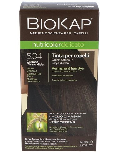 Delicato 5.34 Castaño Miel Claro 140 ml       de Biokap