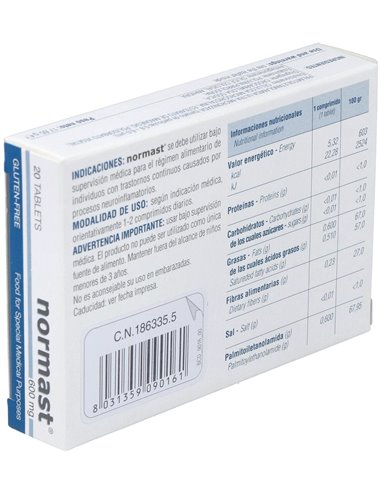 Normast 600Mg. 20Comp. de Epitech