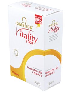 Omegor Vitality 1000 60Perlas de Uga Nutraceuticals