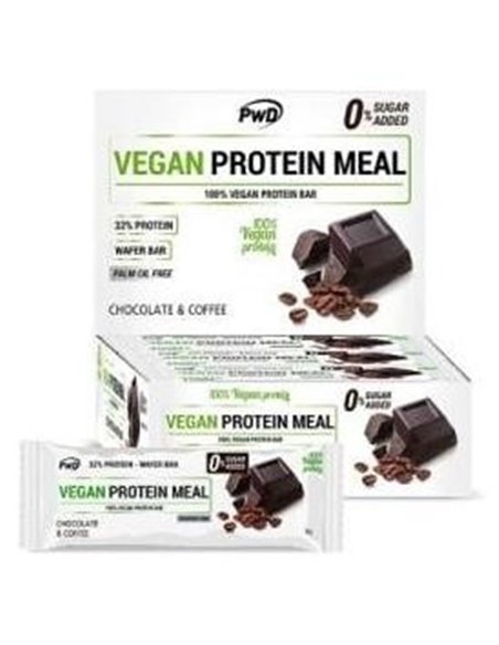 Vegan Protein Meal Barritas Choco-Coffee 12Uds. de Pwd