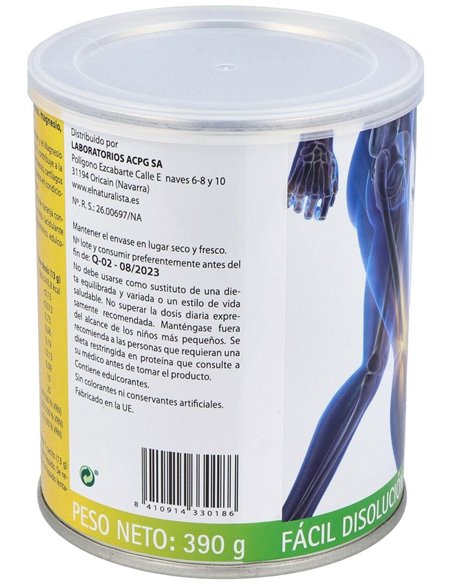 Colageno+Ac. Hialuronico+Mg+Zn+Vit. C 390Gr. de El Naturalista