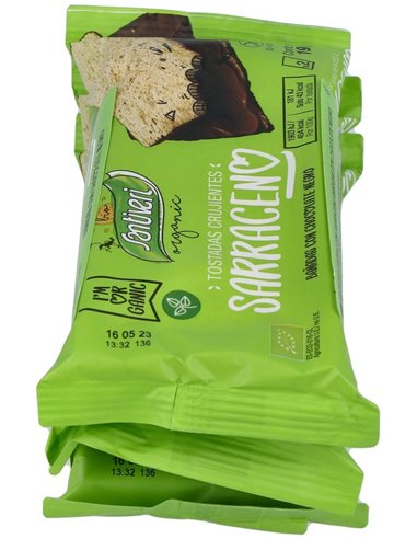 Tostadas Trigo Sarraceno Choco Negro 6Ud. de Santiveri