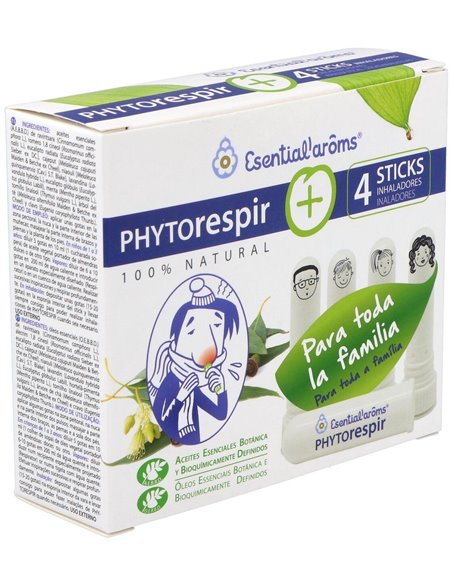 Phytorespir 30 Ml + 4 Sticks Inhaladores de Esential Aroms