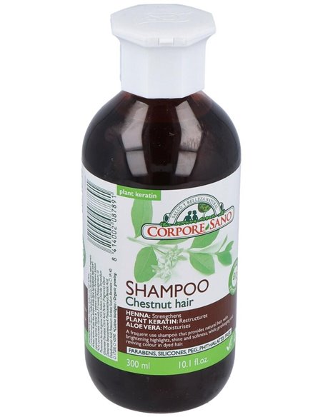 Champu Henna Castaño 300Ml. de Corpore Sano