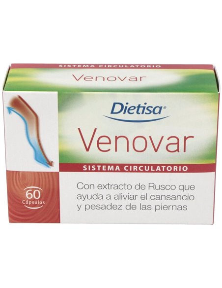 Dietkum Venovar Circulacion Piernas 60Cap. de Dietisa (Dielisa)