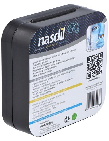 Nasdil Fusion Dilatador Nasal Deporte Ronquido 1Ud de Nasdil