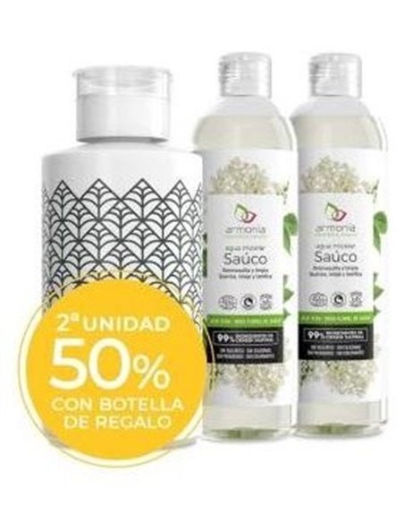 Agua Micelar 2Uds+Botella Vidrio de Armonia