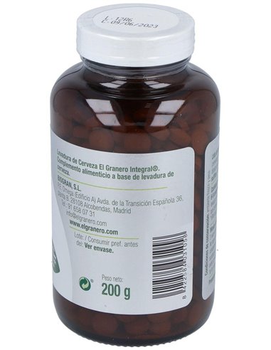 Levadura De Cerveza 400Mg. 500Comp. de El Granero