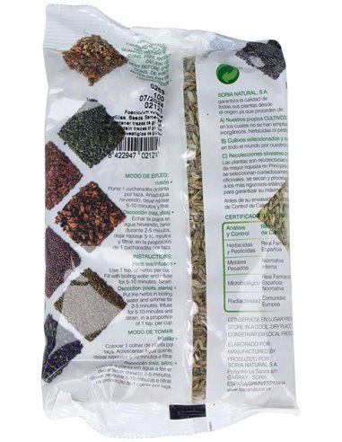 Hinojo Semillas Bolsa 100Gr. de Soria Natural