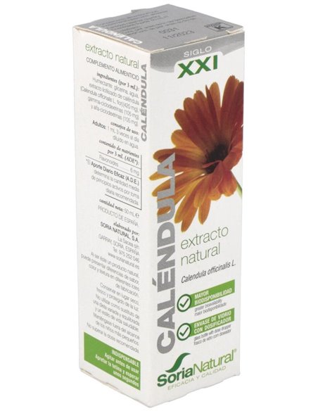 Ext. Calendula Xxi 50Ml. S/Al de Soria Natural