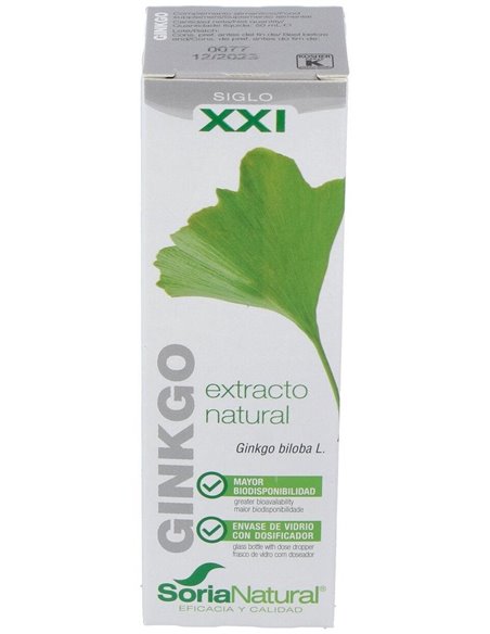 Ext. Ginkgo Biloba Xxi 50Ml. S/Al de Soria Natural