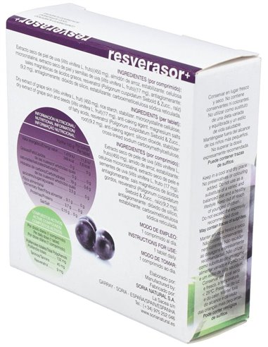 Resverasor Plus 28Comp. de Soria Natural
