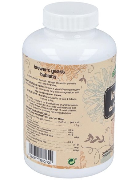 Levadura Cerveza Comprimidos de Alecosor Soria Natural