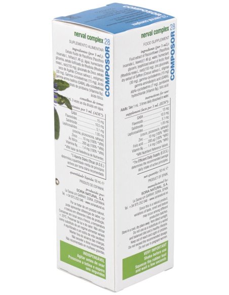 Composor 28 Nerval Complex Xxi 50Ml. de Soria Natural