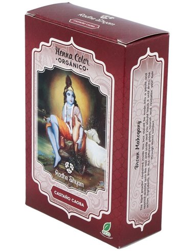 Henna Polvo Castaño Caoba 100Gr. de Radhe Shyam