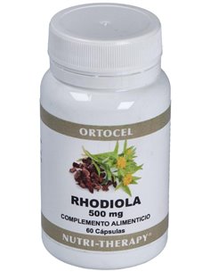 Rhodiola 500Mg. 60Cap. de Ortocel Nutri-Therapy