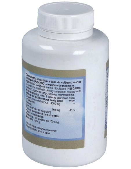 Colageno Marino Con Magnesio 180Comp. de Ortocel Nutri-Therapy