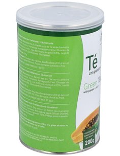 Te Verde Con Papaya Y Ciruela Bote 200Gr.Instantan de Plantapol