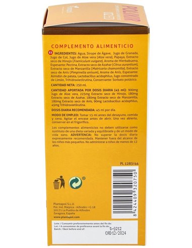 Polixir 02 Ed (Digestivo) Jarabe 250Ml. de Plantapol