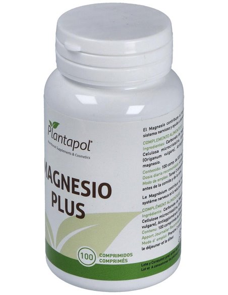 Magnesio Plus (100 Comprimidos 520 Mg) de Plantapol