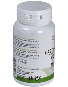 Castaño de Indias, Vid Roja y Myrtilo (90 Comprimidos 600 Mg)                                                     de Plantapol
