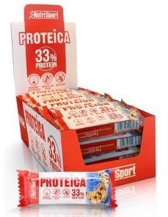 Barrita Proteica Vainilla-Cookies Caja 24Uds de Nutrisport