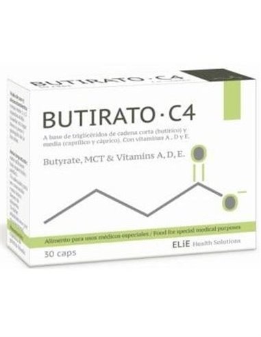 Butirato C4 30Cap. de Elie Health Solutions