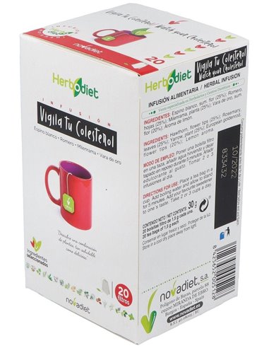 Herbodiet Inf. Vigila Tu Colesterol 20Filtros de Novadiet