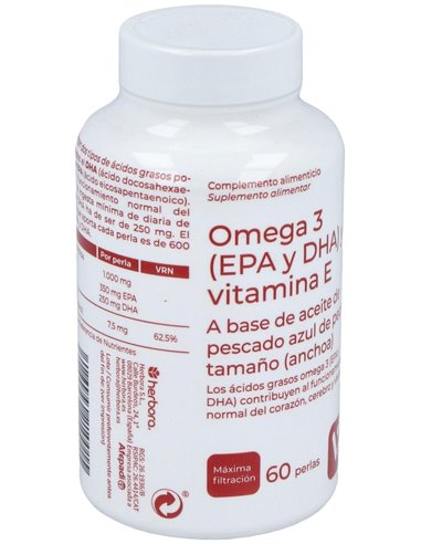 Omega 3 (Epa Y Dha) Y Vitamina E de Herbora