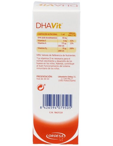 Dhavit 30Ml. de Ordesa Complementos