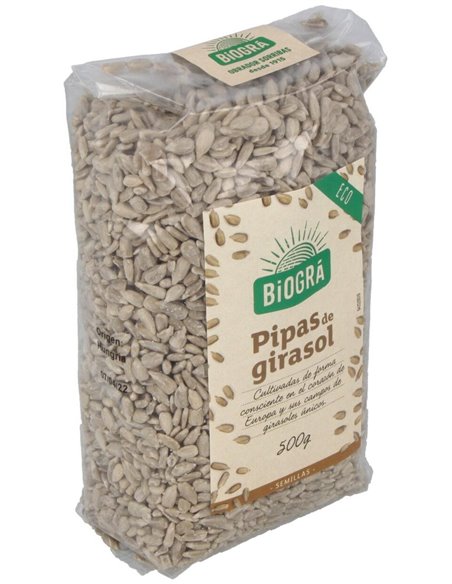 Pipas De Girasol 500G Biogra Bio de Biográ (Sorribas)