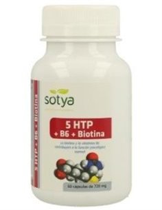 5Htp+B6+Biotina+Mg 650Mg 60 Cápsulas de Sotya