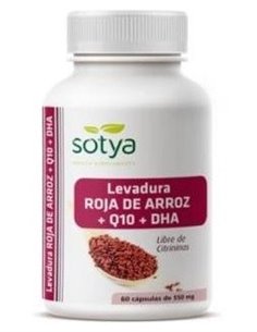 Levadura Roja De Arroz + Q10 + Dha 60 Caps 550Mg de Sotya