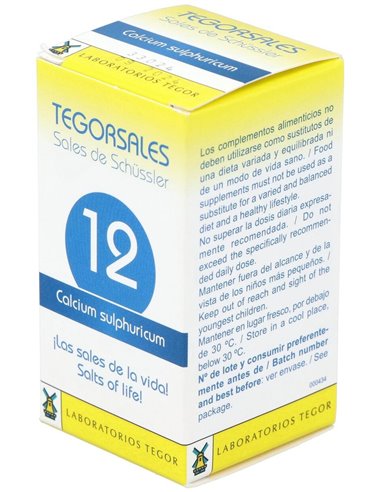 Tegorsal Nº 12 (20 G) Comprimidos de Tegor