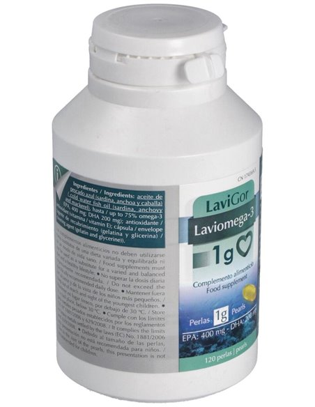 Laviomega 3 1G 120 Perlas de Lavigor