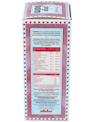 Prop Balm Jarabe 250Ml de Mielar