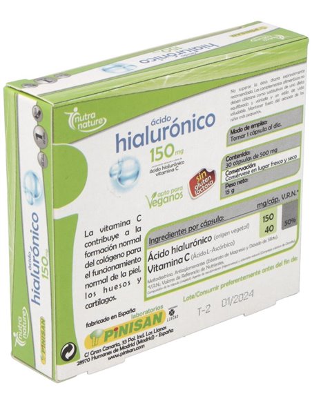 Acido Hialuronico 150Mg. 30Cap. de Pinisan