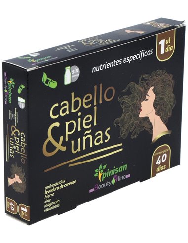 Cabello Piel Y Uñas 40Cap. de Pinisan