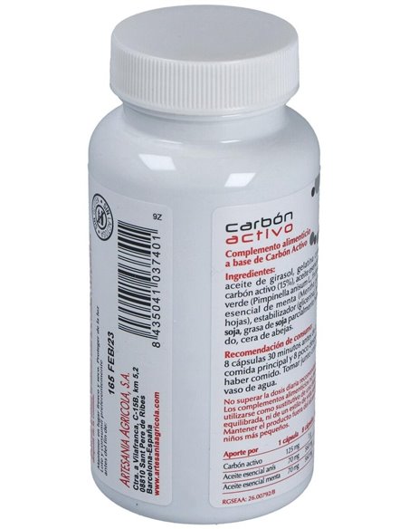 Carbon Activo Plantis 60 Cap. de Artesania