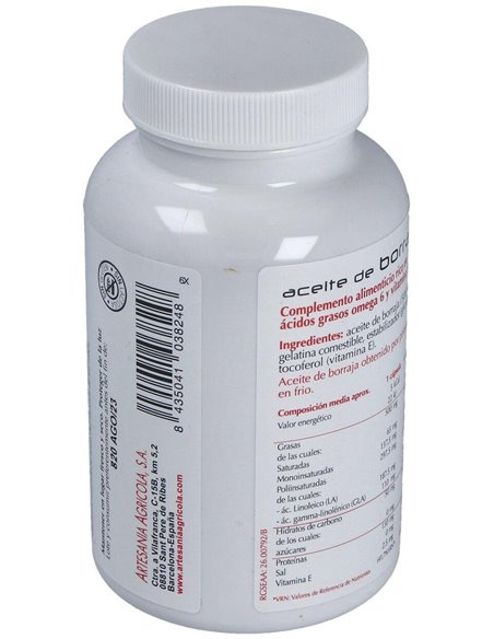 Aceite Borraja Plantis 120 Cap de Artesania