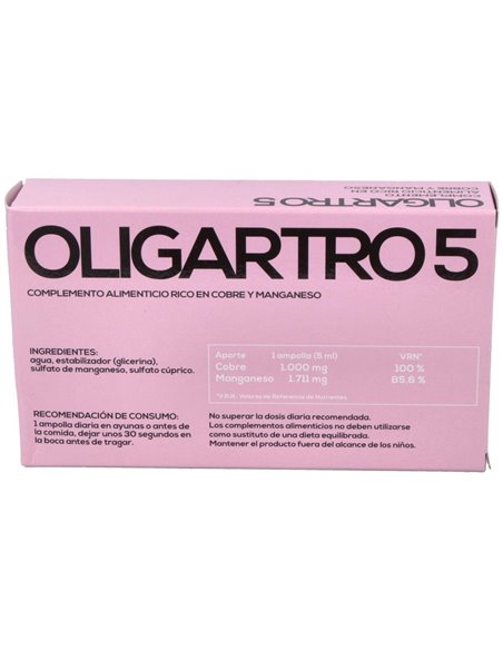 Oligartro-5 Mn-Cu 20 Amp X 5Ml de Artesania