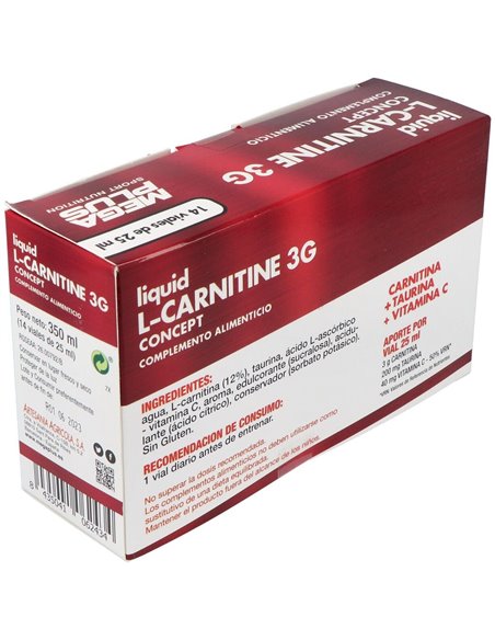 L-Carnitine Concep 3G 14Viales de Mega Plus