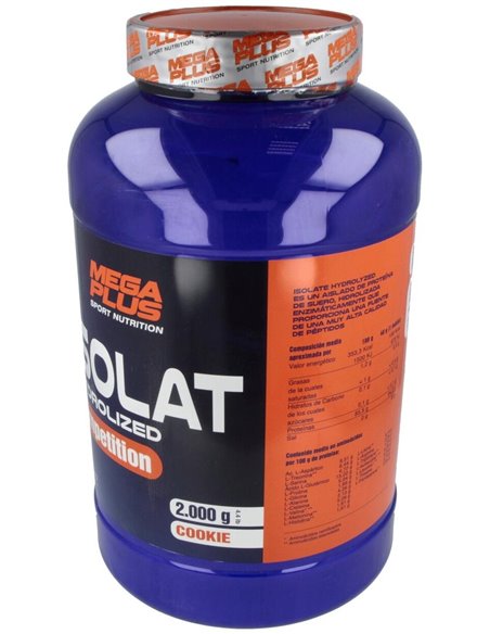 Isolat Hydro Compet Cookie 2Kg. de Mega Plus