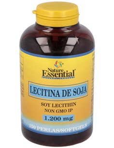 Lecitina De Soja 1200Mg. 150Perlas de Nature Essential