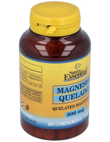 Magnesio Quelado 300Mg. 250Comp. de Nature Essential
