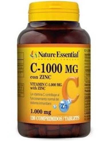 Vitamina C 1000Mg+Zinc 120Comp. de Nature Essential