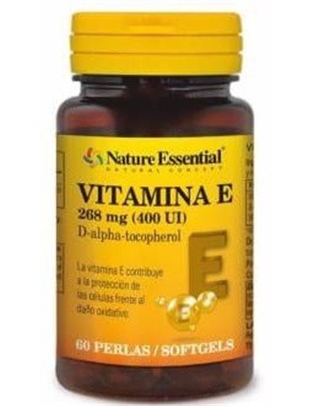 Vitamina E 400Ui Natural 60Perlas. de Nature Essential
