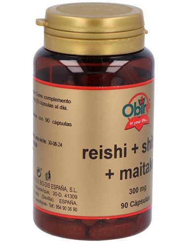 Reishi Shitake Maitake 90Cap. de Obire